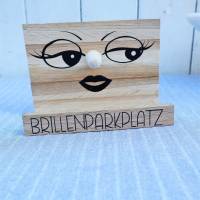 Brillenhalter Brillengarage Brillenständer aus Holz für Damen Bild 2