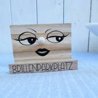 Brillenhalter Brillengarage Brillenständer aus Holz für Damen Bild 3