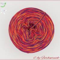 Farbenreich-Wolle Strudelbobbel "BANGKOK", 4-fädig, verschiedene Lauflängen, Bobbel Bild 1