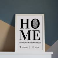 WLAN WiFi QrCode Bild | Internet Gästezugang | Download | Verschiedene Motive Bild 7