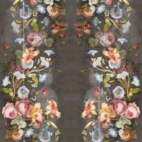 Jersey Panel Blumen, Stoff Schmetterlinge, Rotkehlchen, Statue, Stenzo Panel, 200 x 150cm, bielastischer Stoff Bild 2