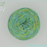 Farbenreich-Wolle Strudelbobbel "BORA-BORA", 4-fädig, verschiedene Lauflängen, Bobbel Bild 1
