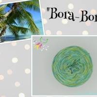 Farbenreich-Wolle Strudelbobbel "BORA-BORA", 4-fädig, verschiedene Lauflängen, Bobbel Bild 3