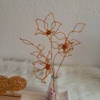 Clematis - Blumen Set 3/ Drahtblumen / Blumen aus Draht Handgemacht/ Minimalistische nachhaltige Deko Bild 4