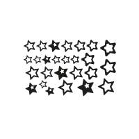 Plotterdatei Sterne gemischt Bogen Plotten Geschenk Geburtstag Sternenhimmel - freie Kleingewerbliche Nutzung inklusive Bild 1