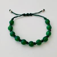 Armband grüne Jade Bild 3
