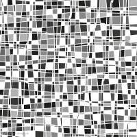 10 graphische Untersetzer für Getränke, Glasuntersetzer mit farbigen Spots und Mosaik in Weiß/Schwarz und Grautönen Bild 2