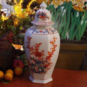 Deckelvase Vase Japan Asien Cottage Landhaus Bild 1
