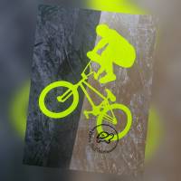 Plotterdatei Set Fahrradfahrer, mountainbike, bmx Bild 1