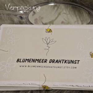 große Blüte Blumenohrringe aus Silberdraht, zart, handgeformt, Haken aus 925 Sterlingsilber, filigran, Statement, leicht Bild 9
