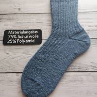 Socken handgestrickt für Gr. 48/49 Bild 1
