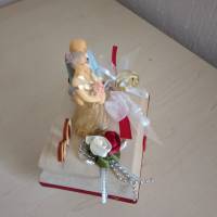 Geschenkbox zur Rubinhochzeit 40.Hochzeitstag Geldgeschenk  - Geschenkidee - Unikat Bild 4