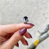 Gehäkelter Mini Pinguin (microcrochet) Bild 1