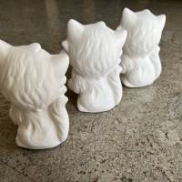 Katze - Figur aus Keramik zum selber Malen und Handbemalt Bild 5
