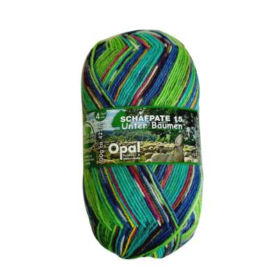 Opal Schafpate 15 "Unter Bäumen", Sockenwolle 4fach, 100 g, Farbe: "Morgentau" (11365)