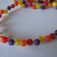 Perlenkette "Franca" aus Polarisperlen, 2-reihig, mehrfarbig Bild 4