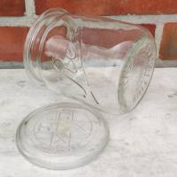 Original REX Rillenglas 1 Liter - Einmachglas Einweckglas mit Deckel Bild 1