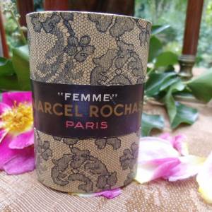 Kleiner Parfümkarton "Femme" Marcel Rochas Paris Schachtel Bild 1