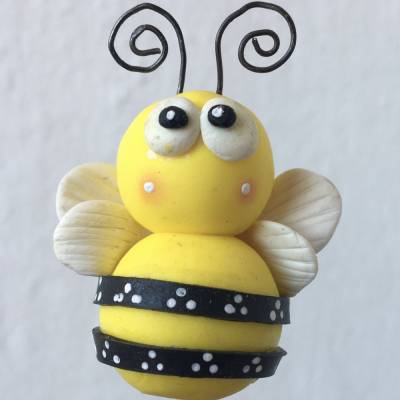 Blumenstecker Biene
