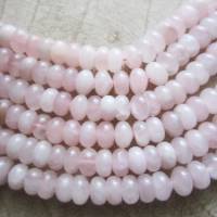 natürliche Rosenquarz Perlen Rondelle 9-10 mm x 5-6 mm ein Strang Bild 1