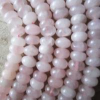 natürliche Rosenquarz Perlen Rondelle 9-10 mm x 5-6 mm ein Strang Bild 3