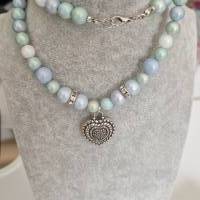 Perlenkette aus der Perlvogel Kollektion  Kette als Wunsch Schmuckstück In deiner Farbe Bestellbar Bild 1