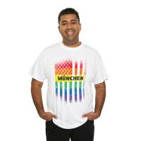 LGBTQ Pride Shirt Regenbogen München Unisex Geschenk T-Shirt Bild 1