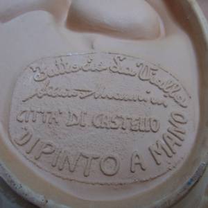 Antipasti Schüssel Salatschüssel Vorspeisen Oliven Handarbeit Handbemalt Umbrien Citta di Castello Pastateller Töpferei Bild 5