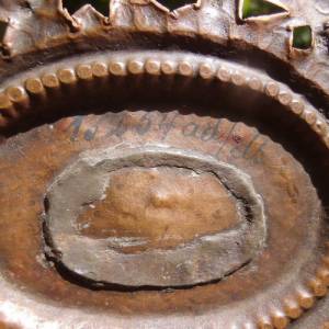 Kupferschale Teller verziert Untersetzer Schale Obstteller Kupfer Ornamente Handarbeit Antik 1900. Jh Zierteller Landhau Bild 5