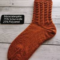 Socken handgestrickt für Gr. 46/47 Bild 1
