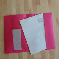 Briefpapier Set - aufgeschlagenes Buch // Letter // Brief // Schreiben Bild 2