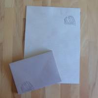 Briefpapier Set - aufgeschlagenes Buch // Letter // Brief // Schreiben Bild 3