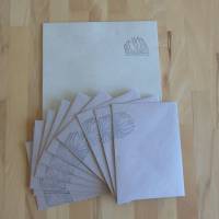 Briefpapier Set - aufgeschlagenes Buch // Letter // Brief // Schreiben Bild 4