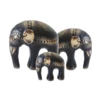 Fengshui Glücksbringer Messing Elefant Bild 4