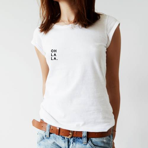 Bügelbild | Oh La La | Plott | Spruch