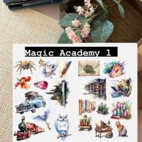 Magic Academy, Schule für Zauberei, Fantsy Sticker Bild 5