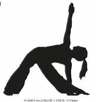 Stickdatei "Yoga 1" 10x10 Bild 2