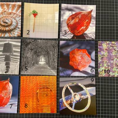 Briefkartenset quadratische Karten 5er-Set