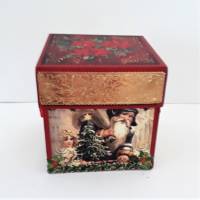 Explosionsbox Geldgeschenk Nikolaus Weihnachten Wichtel Geschenk Verpackung Bild 6