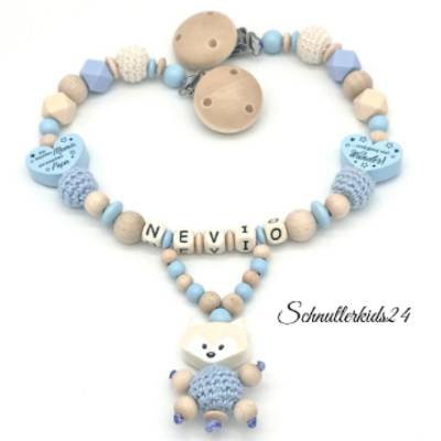 Kinderwagenkette mit Namen Wagenkette Junge Ein bisschen Mama / Papa