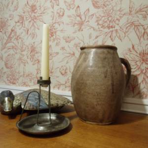 Alte Tonvase Vintage Vase Blumenvase Krug Wasserkrug Bild 1