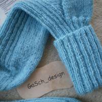 Socken für Damen, Größe 36, sky himmelblau Bild 2