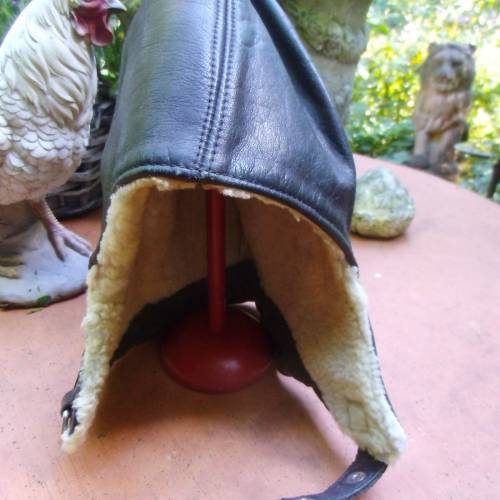 Fliegerkappe Motoradkappe Mütze