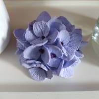 Geschenkset  ** Ovales Tablett mit Vase, Hortensienblüte und Teelicht ** Bild 5