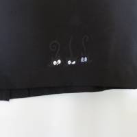 Schmaler schwarzer Damenrock für die Größe 56. Bild 6