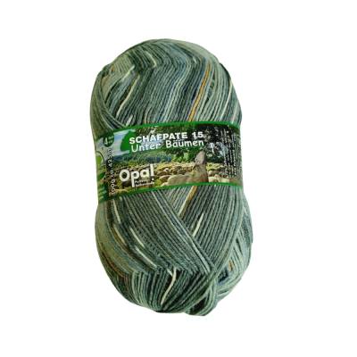 Opal Schafpate 15 "Unter Bäumen", Sockenwolle 4fach, 100 g, Farbe: "Baumwurzeln" (11366)
