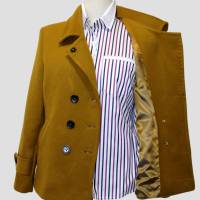 Damen Woll-Jacke in Klassik Honiggelb/ Hochwertiger Wollstoff Bild 4
