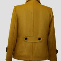 Damen Woll-Jacke in Klassik Honiggelb/ Hochwertiger Wollstoff Bild 5