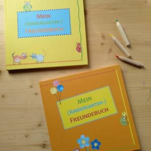 Kindergarten - Freundebuch, für 25 Freunde und 8 Erzieher*innen, 21 x 21 cm Bild 2