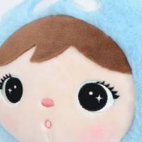 Plüschtier Hase skyblau personalisiert kuschelweich Baby Mädchen Junge 46 cm Bild 3